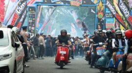 Event Batu Vespa Fest di Hari Bhayangkara ke-79