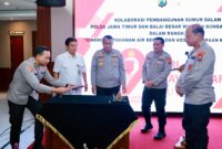 Polda Jatim gandeng BBWS Brantas bangun sumur bor dukung efisiensi air dan ketahanan pangan