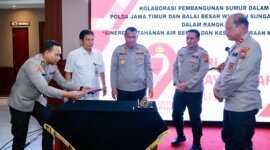 Polda Jatim gandeng BBWS Brantas bangun sumur bor dukung efisiensi air dan ketahanan pangan