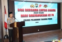 Kapolres Pelabuhan Tanjung Perak Surabaya AKBP Wahyu Hidayat