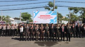 Polres Bojonegoro saat gelar peringatan Hari Bhayangkara ke-79