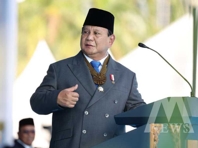 Presiden RI Prabowo Subianto