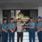 Kapolres Pelabuhan Tanjung Perak AKBP Wahyu Hidayat bersama 3 satuan TNI