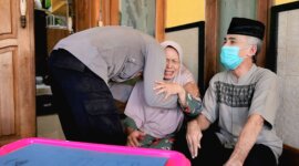 SPN Polda Jatim anjangsana ke para purnawirawan di hari Bhayangkara ke-79