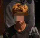 Pelaku ditangkap Polisi beserta barang buktinya