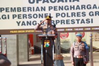 Kapolres Gresik AKBP Rovan Richard Mahenu