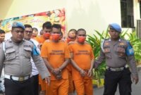 Polres Pasuruan amankan 5 tersangka kasus menonjol