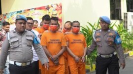 Polres Pasuruan amankan 5 tersangka kasus menonjol
