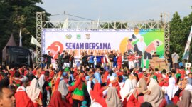 Polres Malang meriahkan hari Bhayangkara ke-79 di Stadion Kanjuruhan