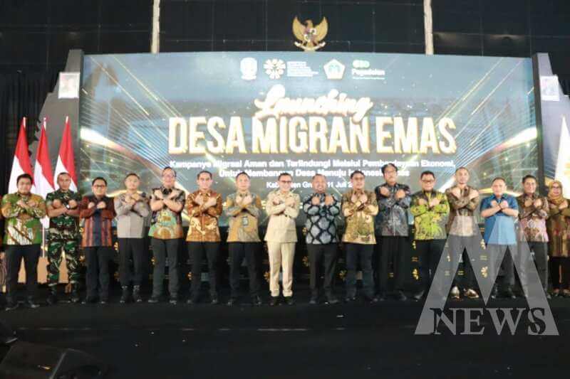 Launching Desa Migran Emas di Gedung Wahana Ekspresi Poesponegoro
