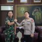 Kapolres Bojonegoro AKBP Afrian Satya Permadi bersama Dandim 0813 Bojonegoro Letkol Czi Arief Rohman Hakim