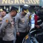 Kapolres Nganjuk AKBP Henri Noveri Santoso cek ranmor