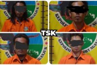 Pengedar Narkoba diamankan Polisi beserta barang buktinya