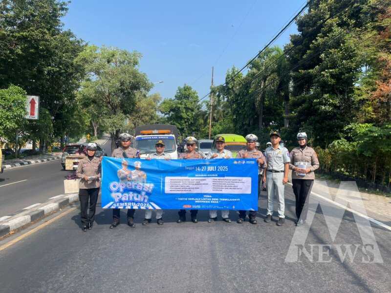 Satlantas Polres Gresik Kampanye Tertib Berlalu Lintas