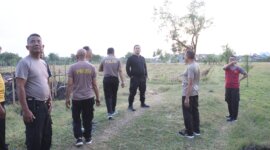 Kapolres Nganjuk AKBP Henri Noveri Santoso cek lokasi pembangunan SPPG