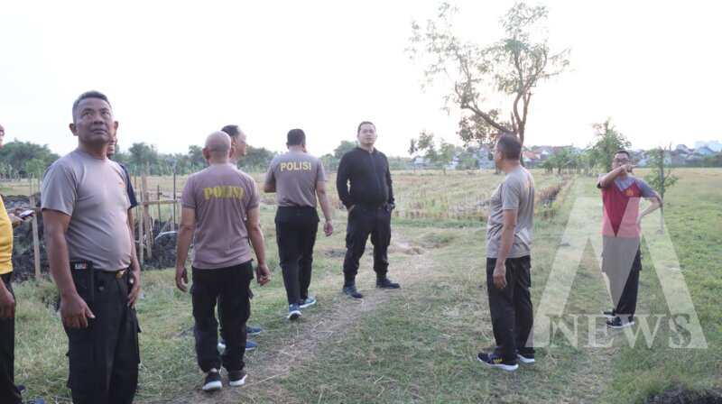 Kapolres Nganjuk AKBP Henri Noveri Santoso cek lokasi pembangunan SPPG