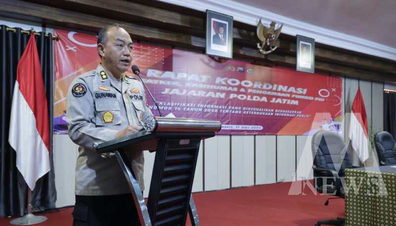 Kasubid PID pada Bid Humas Polda Jatim, AKBP Gunawan Wibisono