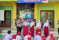 Satlantas Polres Mojokerto edukasi pelajar keselamatan berkendara