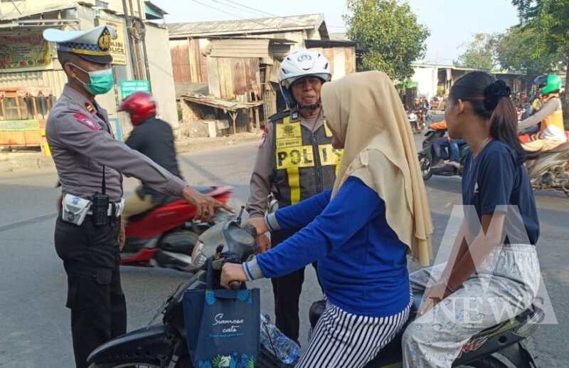 Polres Pelabuhan Tanjung Perak tindak pelanggar lalin