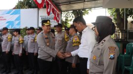 Kapolres Nganjuk AKBP Henri Noveri Santoso sambangi Polsek Loceret