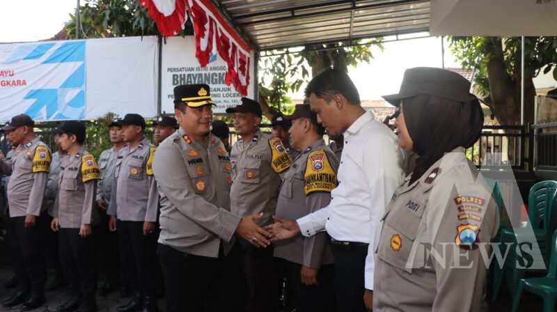 Kapolres Nganjuk AKBP Henri Noveri Santoso sambangi Polsek Loceret