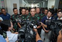 Komandan Korem 084/BJ Brigjen TNI Danny Alkadrie hadir Baksos di RS Tk III Brawijaya