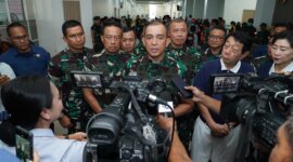 Komandan Korem 084/BJ Brigjen TNI Danny Alkadrie hadir Baksos di RS Tk III Brawijaya