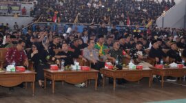 Kapolres Magetan AKBP Raden Erik Bangun Prakasa hadiri peringatan Suran Agung