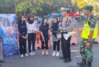 Satlantas Polres Bondowoso edukasi masyarakat di CFD