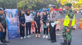Satlantas Polres Bondowoso edukasi masyarakat di CFD