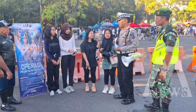 Satlantas Polres Bondowoso edukasi masyarakat di CFD