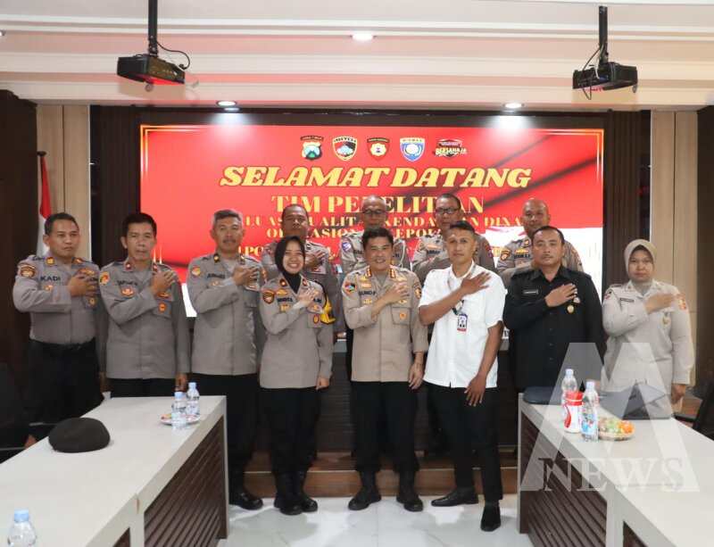 Puslitbang Polri evaluasi randis di Polres Pelabuhan Tanjung Perak Surabaya