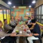 Satlantas Polres Tanjung Perak bersama Forum Komunitas Pelabuhan Roro