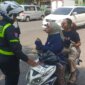 Satlantas Polres Gresik tilang pelanggar lalin