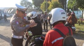 Satlantas Polres Probolinggo tindak pelanggar lalin di Operasi Patuh Semeru