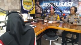 Satlantas Polres Pelabuhan Tanjung Perak sosialisasi Operasi Patuh Semeru