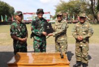 Kasiops Kasrem 084/BJ Letkol Inf Agus Al Fauzi hadiri pembukaan TMMD