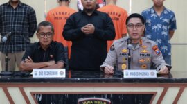 Ditreskrimum Polda Jatim tangkap 2 oknum aktivis pemeras Kadisdik