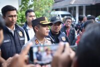 Kapolres Gresik AKBP Rovan Richard Mahenu ungkap pembunuhan Driver Ojol