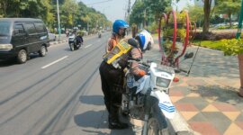Satlantas Polres Gresik tindak pelanggar lalulintas