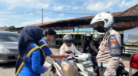 Satlantas Polres Sumenep saat Operasi Patuh Semeru