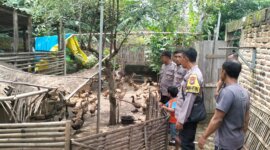 Bhabinkamtibmas tinjau peternak Bebek