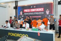 Polres Ponorogo tangkap tersangka beserta barang buktinya