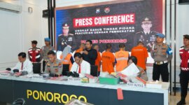 Polres Ponorogo tangkap tersangka beserta barang buktinya