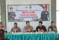 Kapolres Nganjuk AKBP Henri Noveri Santoso saat Silaturahmi Kamtibmas
