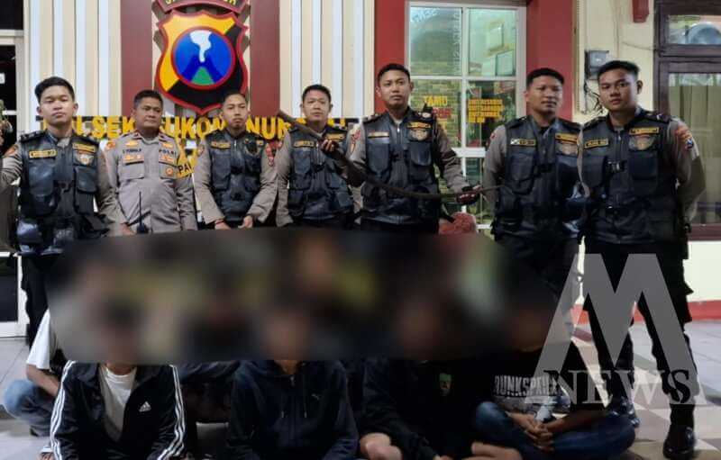 Patroli Perintis Presisi Jogoboyo amankan 8 pemuda hendak tawuran