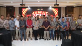 Polres Pelabuhan Tanjung Perak bersama masyarakat jaga Kamtibmas