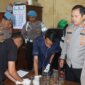 Kapolres Nganjuk AKBP Henri Noveri Santoso kunjungi Polsek Sawahan
