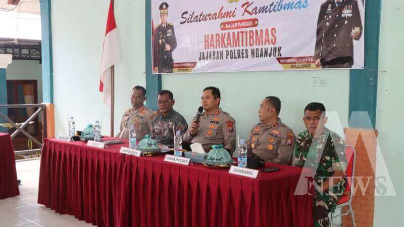 Kapolres Nganjuk AKBP Henri Noveri Santoso gelar Silaturahmi Kamtibmas