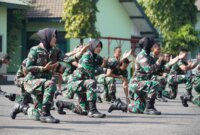Korem 084/BJ gelar pencak silat Militer